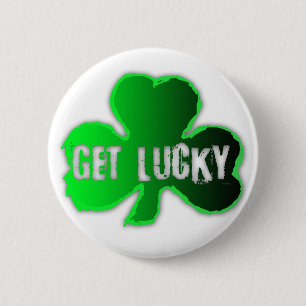Få den lyckliga st patrick's dayrundan knäppas knapp