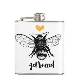 Få den surrade honungbiflaskan fickplunta