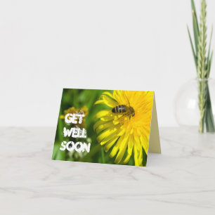 Få den väl bigultblomman som det tomma fotoet kort