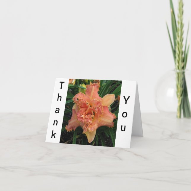 Få den väl blommigten tack kort (Framsida)