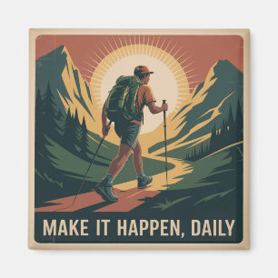 Få det att hända, dagligen magnet