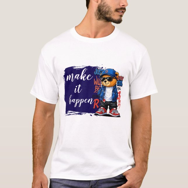 Få det att hända  t shirt (Framsida)