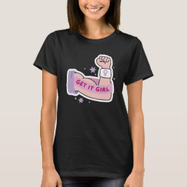 Få Det Tjej Feministisk T-Shirt