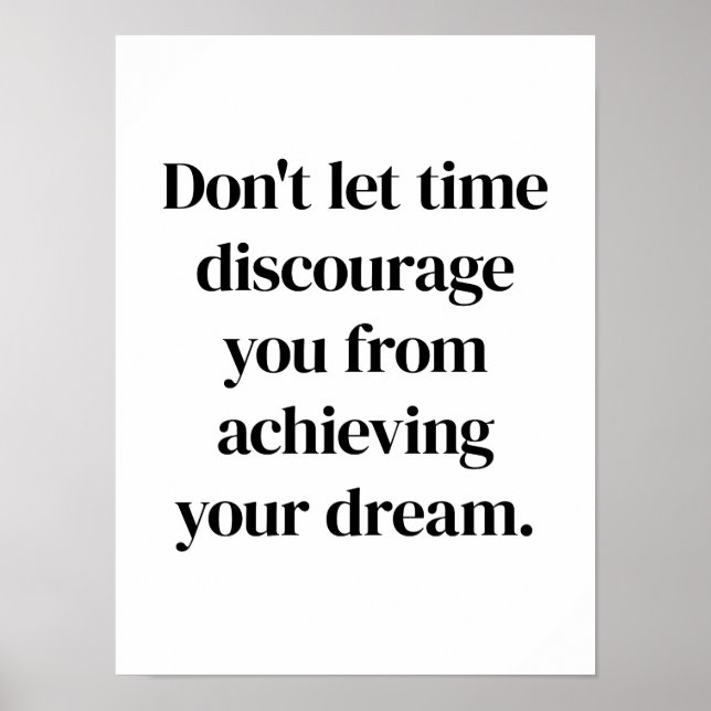 Få din Dream-Poster Poster (Framsidan)