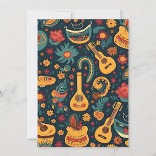 Få din fiesta-stämning på med trendiga CincoDeMayo Julkort