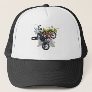 Få din gas på Motocross stuntcyklist Keps