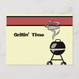 Få din GRILL PÅ Vykort
