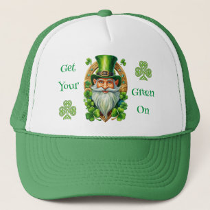 Få din gröna klämma på St Patrick's Day Leprechaun Keps