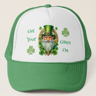 Få din gröna klämma på St Patrick's Day Leprechaun Keps