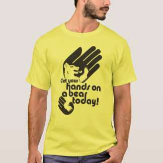 Få din händer på en björn i dag (det mörka t shirt