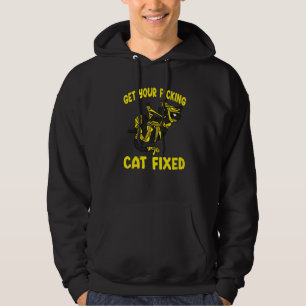 Få Din Katt Steriliserad Halloween Djur Räddning Hoodie