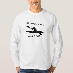 Få din kjolblötkajak ofta Black8x8 T Shirt