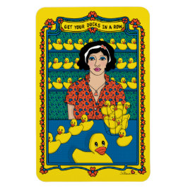 Få dina änder i en rad_B_4x6 Kylskåpsmagnet Magnet