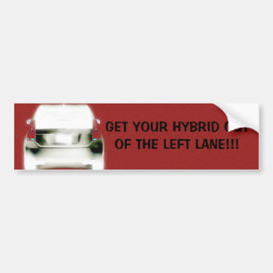 FÅ DITT HYBRID- UT UR DEN VÄNSTRA LANEN BILDEKAL