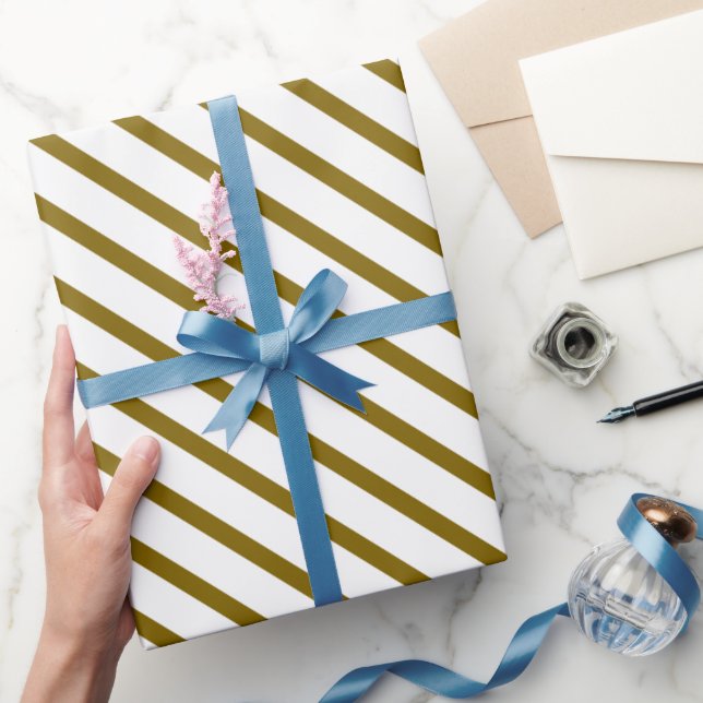Få Ditt Present att Lysa i Antik Guld Presentpapper (Gifting)
