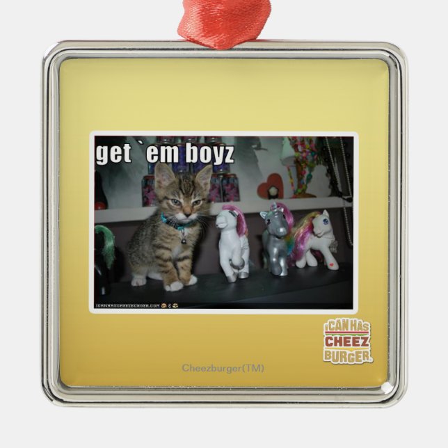Få em-boyz julgransprydnad metall (Framsidan)