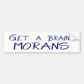 Få en hjärna! MORANS-bildekal Bildekal