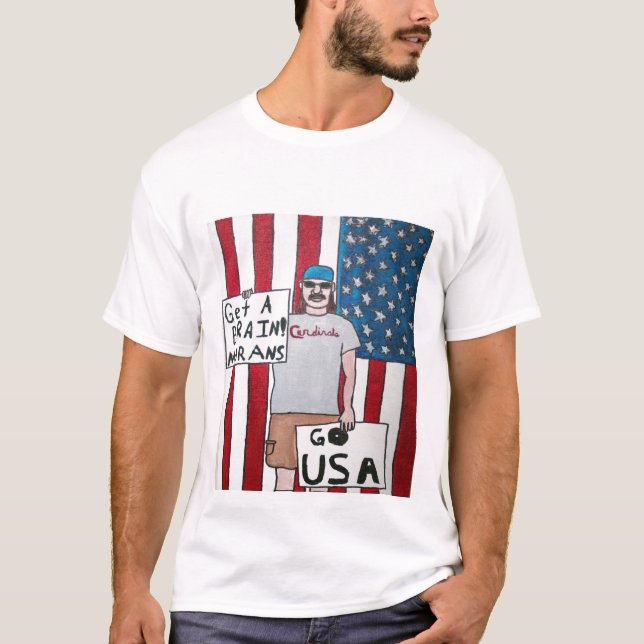 Få en hjärna! t shirt (Framsida)