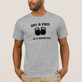FÅ EN PARA (AV KETTLEBELLS) i svart Tee