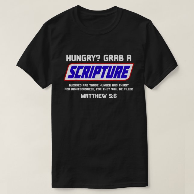 Få en parodi på bibelvers T-shirt (Design framsida)