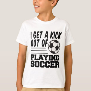 Få en sparka ut ur fotboll tee