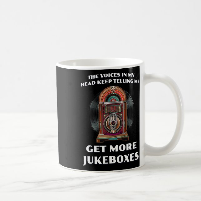 Få fler jukebox för vinyljukboxar på 1950-talet kaffemugg (Höger)