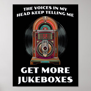 Få fler jukebox för vinyljukboxar på 1950-talet poster