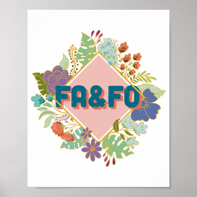 FA&FO - Fäst runt och ta reda på Poster (Framsidan)
