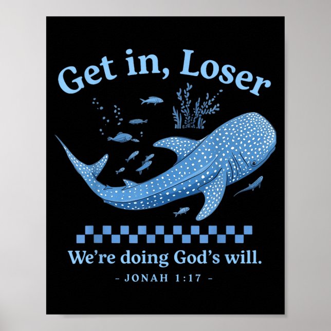 Få förlorare vi gör guds vilja kristen bibel h poster (Framsidan)