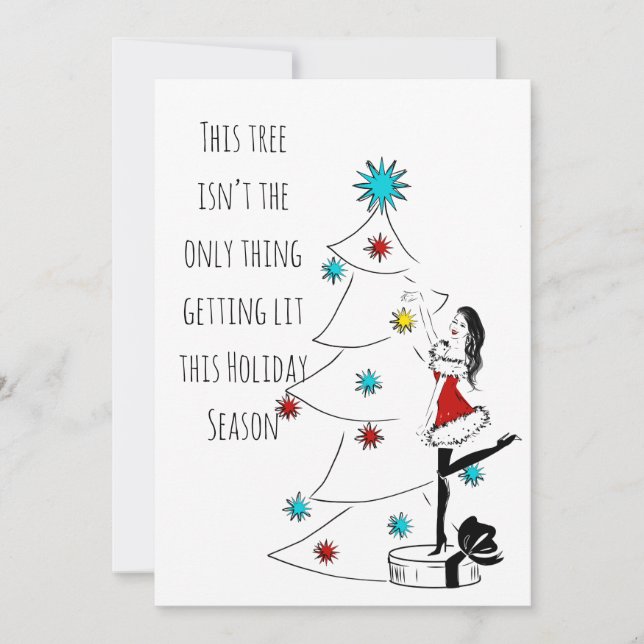 Få gnistan julkort (Framsida)