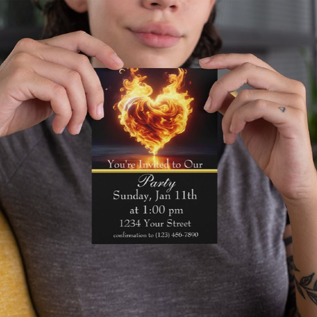 Få gnistor inför vår fest! inbjudningar (Skapare uppladdad)