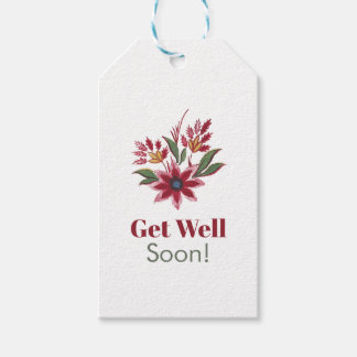 Få god Blommigt snart Presentetikett