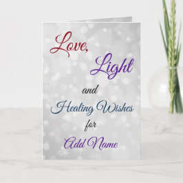 Få god läkning av önskemål hälsning kort