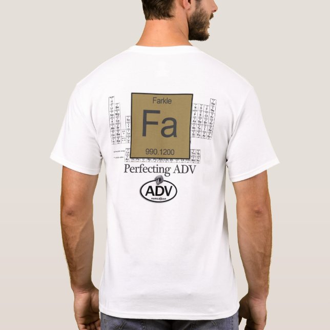 Fa - Göra perfekt ADV Tee Shirt (Baksida)