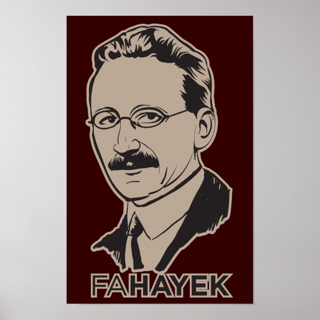 FA Hayek Poster (Framsidan)