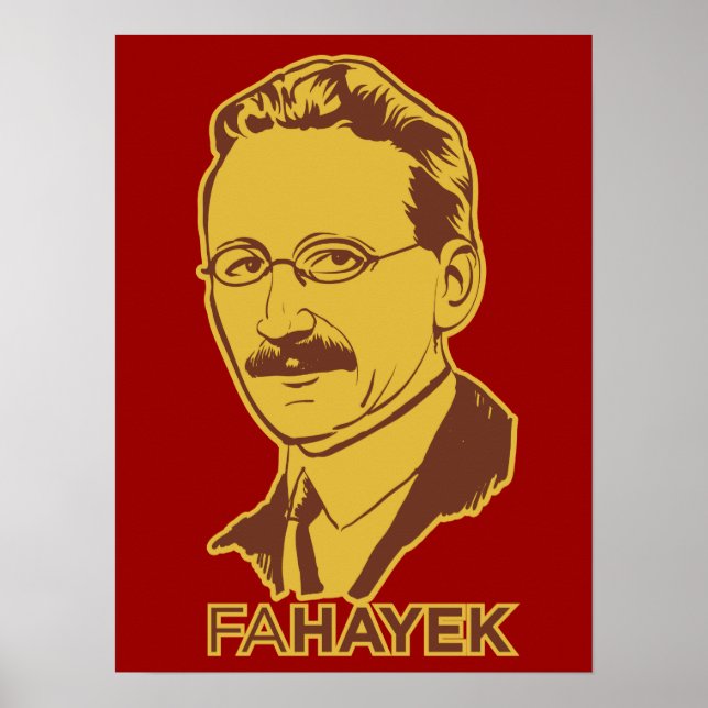 FA Hayek Poster (Framsidan)