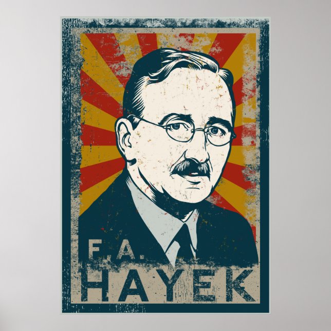 FA Hayek Poster (Framsidan)