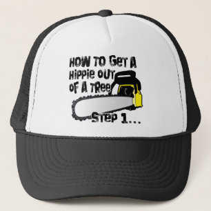 Få Hippies ut ur dina träd Truckerkeps