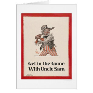 Få i leken med Uncle Sam Hälsningskort