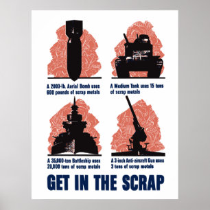 Få i skrota poster