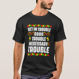 Få in det problemlösliga svarta Pridet i Afrika so T Shirt