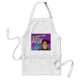 FÅ INTE AIDS FÖRKLÄDET FÖRKLÄDE