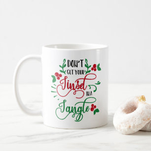 Få inte din julglitter i en röra jul kaffemugg