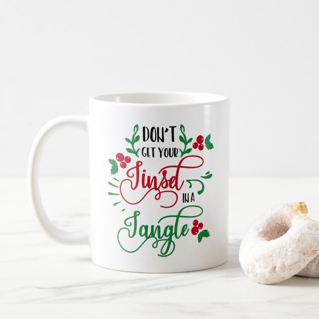 Få inte din julglitter i en röra jul kaffemugg (Med munk)