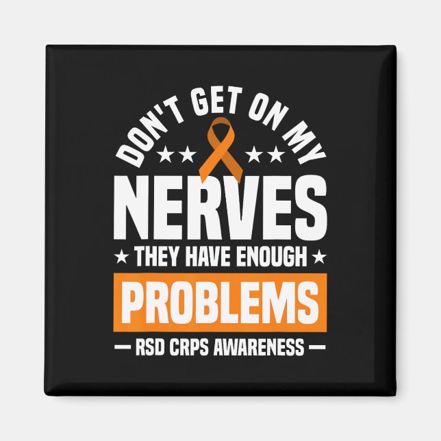 Få inte kännedom om mina Nerves RSD Crps Magnet (Framsidan)