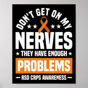 Få inte kännedom om mina Nerves RSD Crps Poster