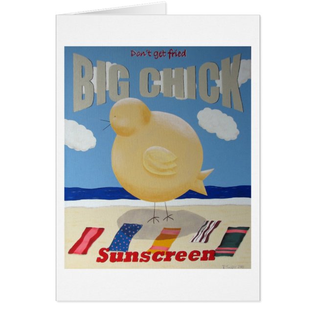 Få inte stekt hälsningskort (Framsidan)