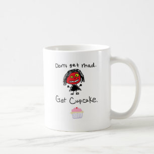 Få inte tokig, får muffin kaffemugg