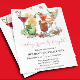 Få julstämning med en cocktailparty