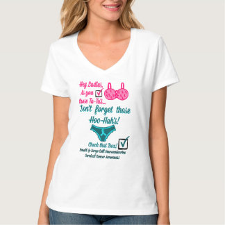 Få kontrollerad! Kvinnlig cancermedvetenhet! 2 Tee Shirt